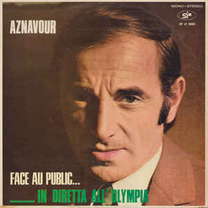 Charles Aznavour Face au public