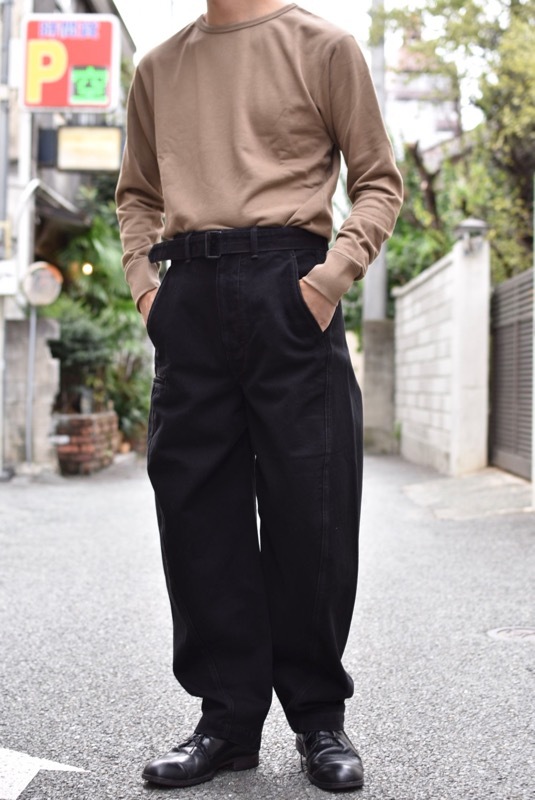 LEMAIRE 22ss Belted Loose Pants 46 ルメール-