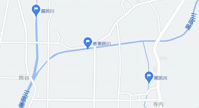 新黒岡川MAP20210809