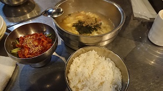 韓国料理の締め