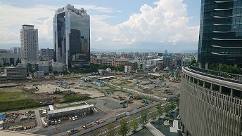 大阪駅北側の再開発地区